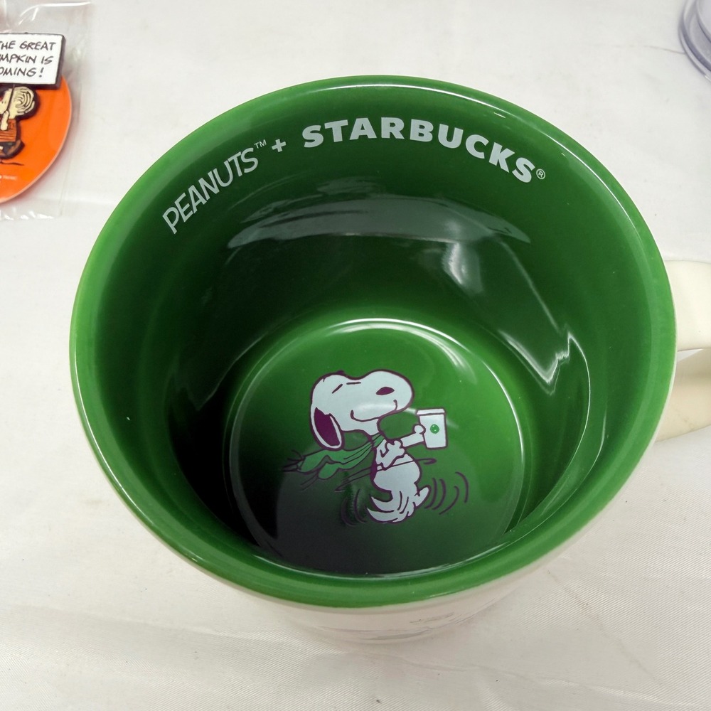 NEW Starbucks x Peanuts Fall 2026 Collection Mug Tumbler Cold Cup Pins + more - Picture 10 of 10